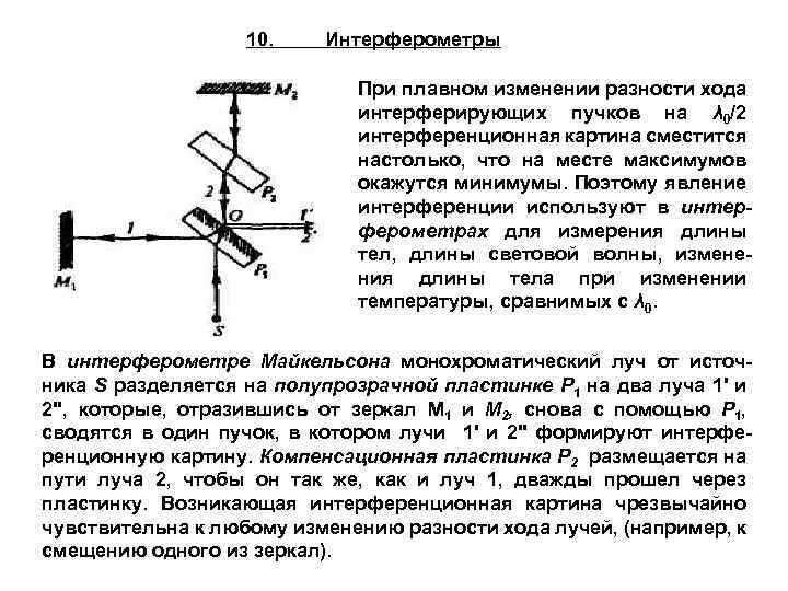 Опишите как изменяется. Интерферометр Майкельсона разность хода. Интерференционная картина Майкельсона. Разность хода лучей в интерферометре Майкельсона. Интерферометр сдвига.