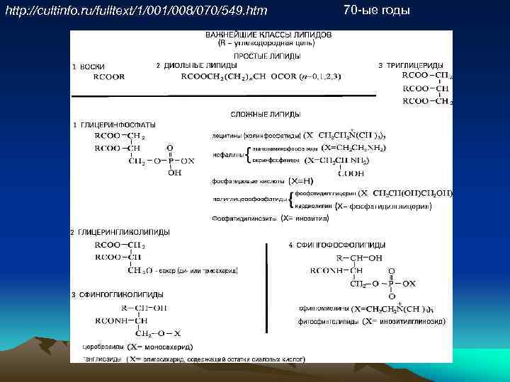 http: //cultinfo. ru/fulltext/1/008/070/549. htm 70 -ые годы 