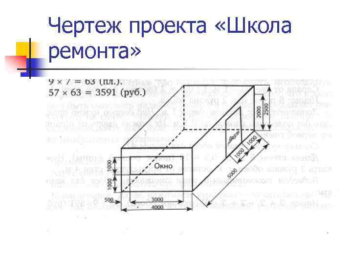 Чертеж проекта «Школа ремонта» 