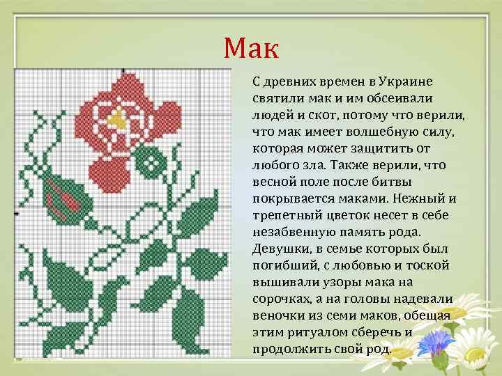 Мак С древних времен в Украине святили мак и им обсеивали людей и скот,