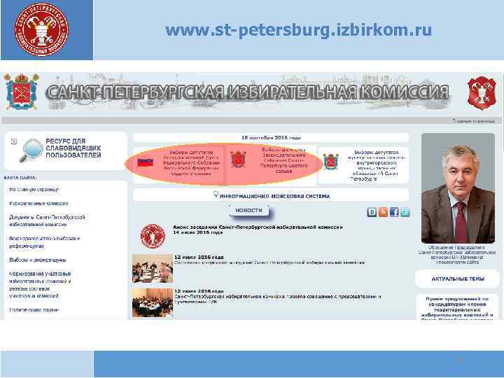 www. st-petersburg. izbirkom. ru 14 