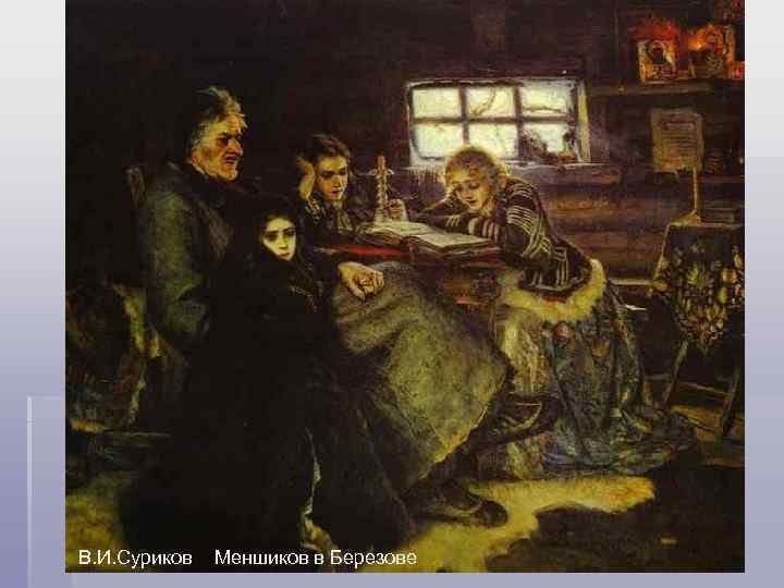 В. И. Суриков Меншиков в Березове 