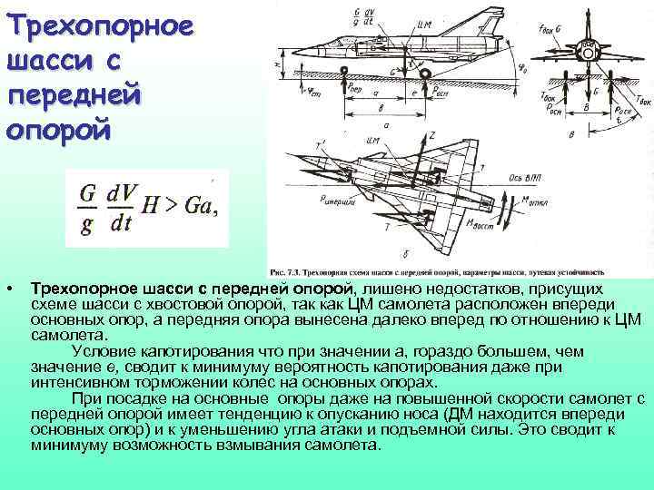 Как может производится взлет при использовании велосипедной схемы шасси