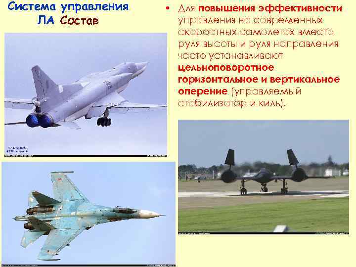 Система управления ЭЛЕРОНЫ (франц. аllеrоn, ЛА Состав  уменьшит, от аllе—крыло)—   