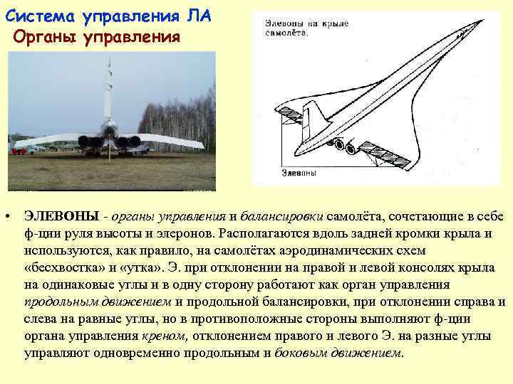 Система управления ЛА Состав 