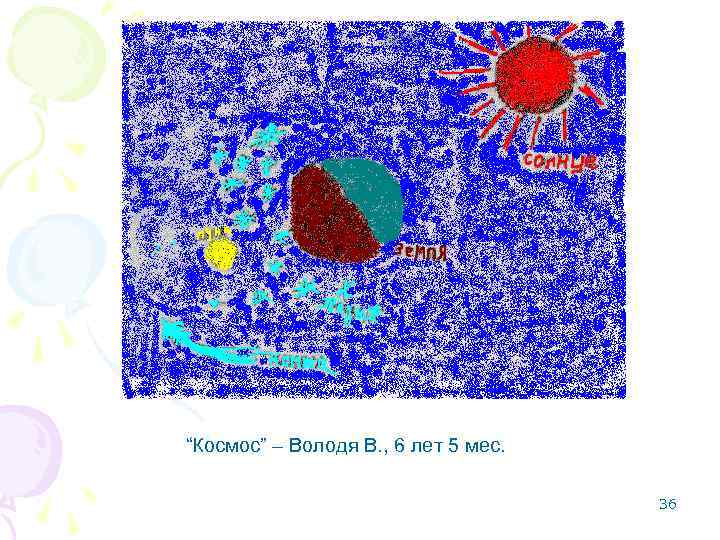 “Космос” – Володя В. , 6 лет 5 мес. 36 