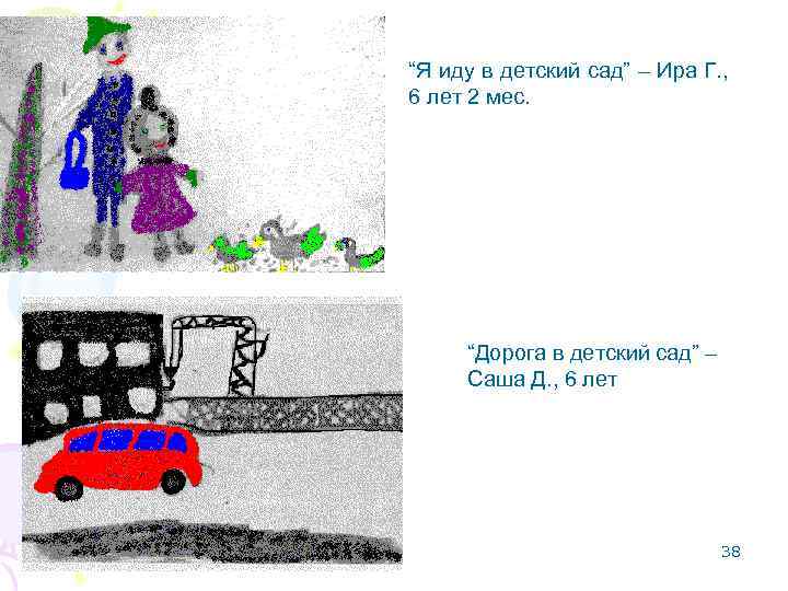 “Я иду в детский сад” – Ира Г. , 6 лет 2 мес. “Дорога