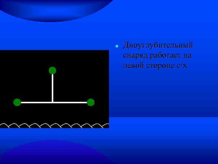  Дноуглубительный снаряд работает на левой стороне с/х 