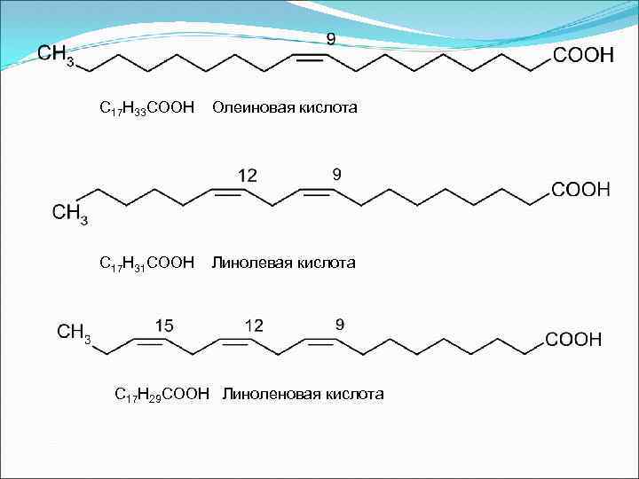 Жиры олеиновой кислоты