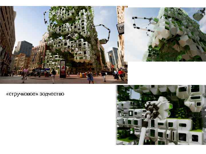  • «стручковое» зодчество 