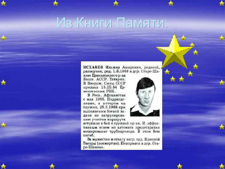 Из Книги Памяти: 