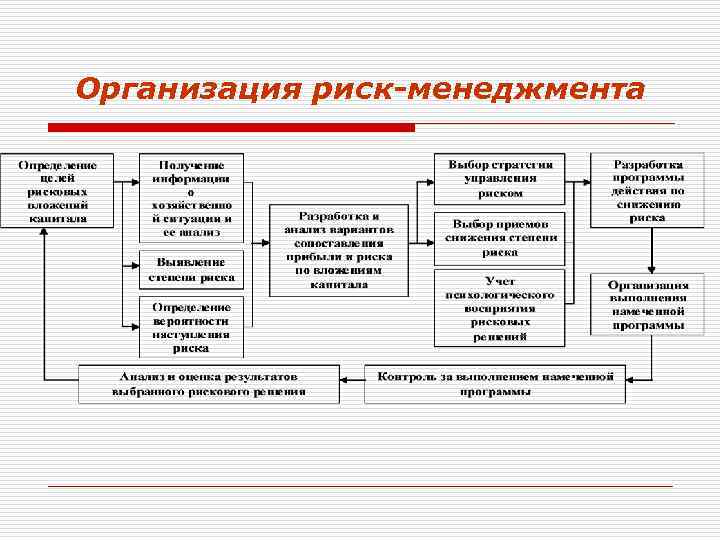 Организация риск-менеджмента 