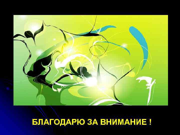 БЛАГОДАРЮ ЗА ВНИМАНИЕ ! 