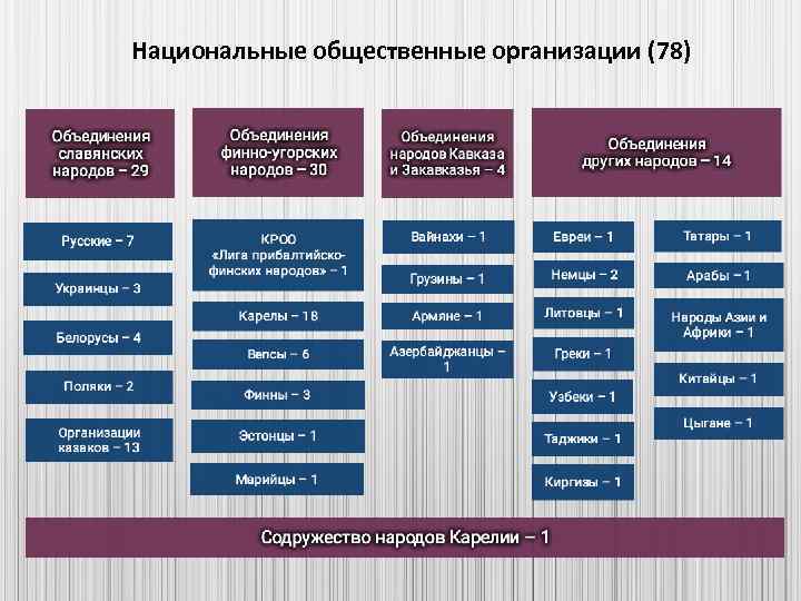 Национальные общественные организации (78) 