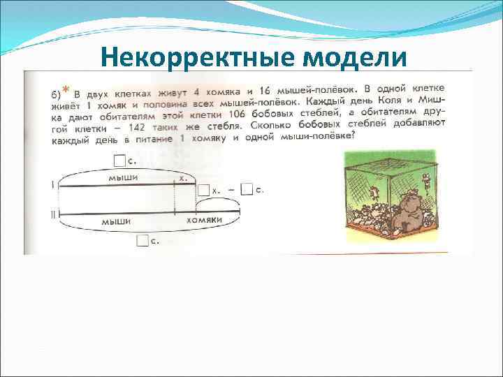 Некорректные модели 