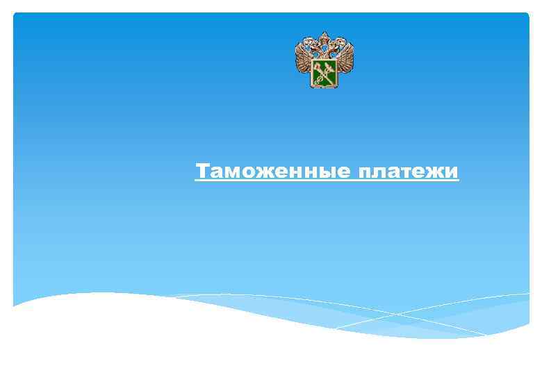 Таможенные платежи 