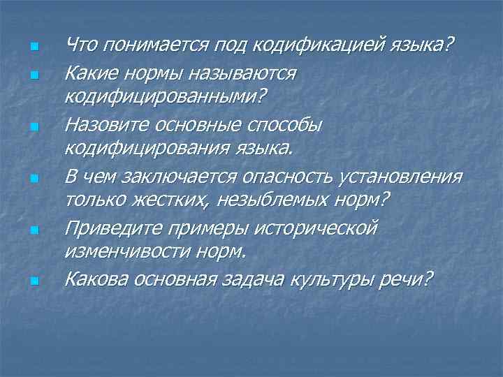 Система норм современного литературного языка