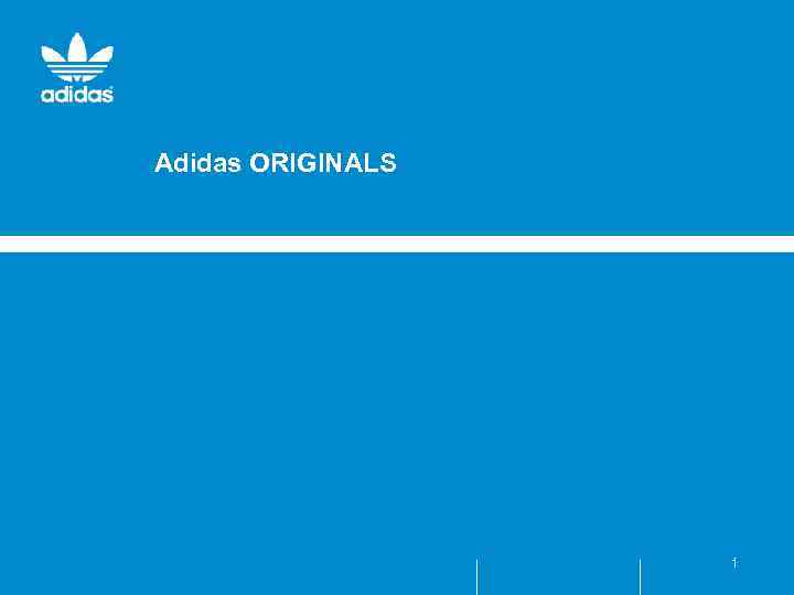 Adidas ORIGINALS 1 
