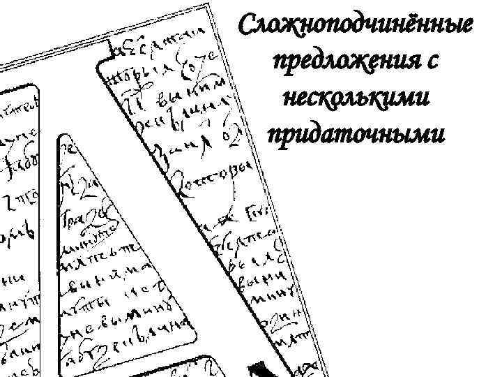 Сложноподчинённые предложения с несколькими придаточными 