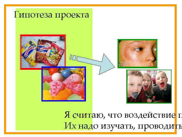 Гипотеза проекта Я считаю, что воздействие п Их надо изучать, проводить 