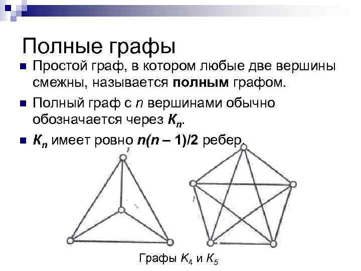 В графе 5 вершин