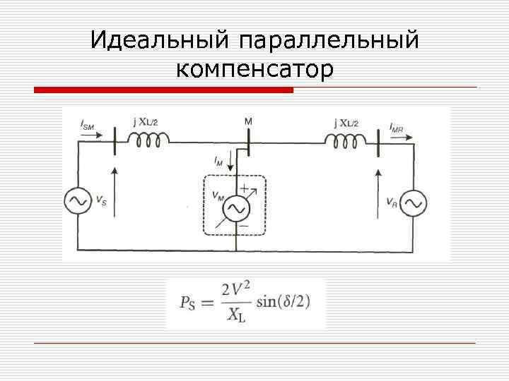 Идеальный параллельный компенсатор 