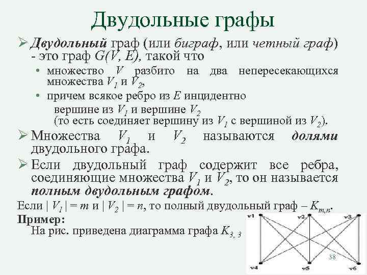 Двудольном графе