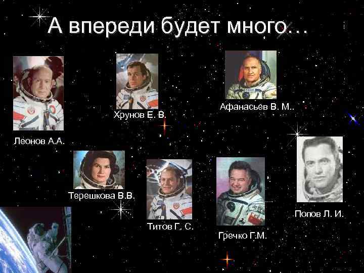 А впереди будет много… Хрунов Е. В. Афанасьев В. М. . Леонов А. А.