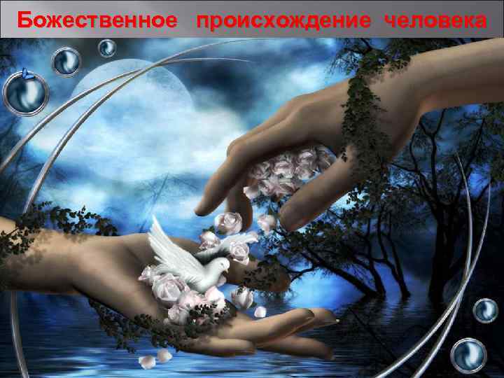  Человек создан Богом по образу и подобию своему, и наделен им бессмертной душой.