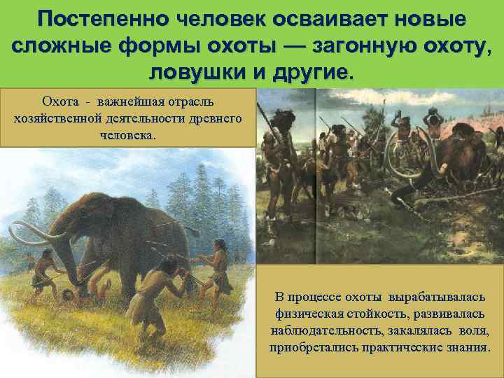  Освоение ремесел в первобытном  обществе 