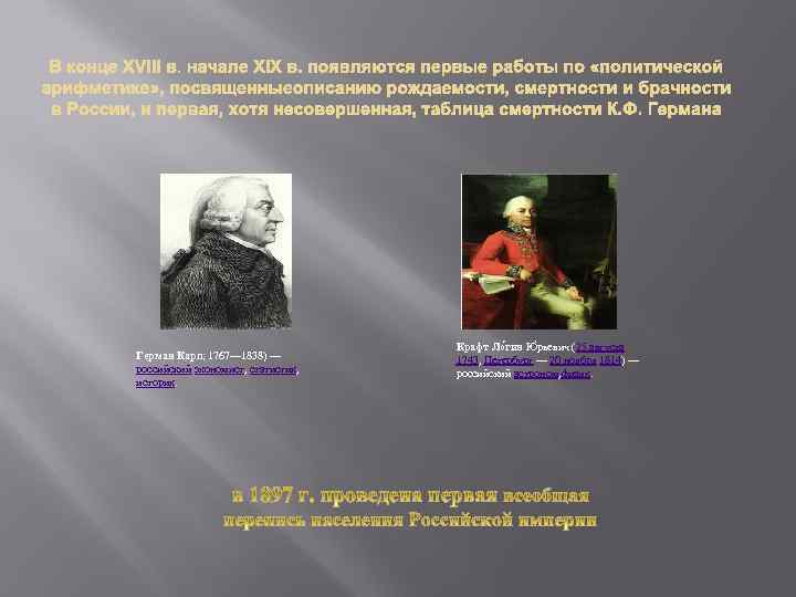 Герман Карл; 1767— 1838) — российский экономист, статистик, историк. Крафт Ло гин Ю рьевич