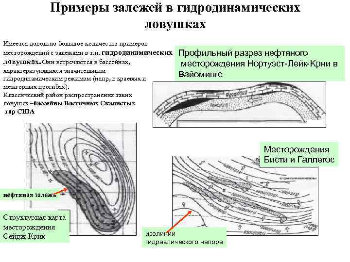 Условия залегания нефти и газа презентация