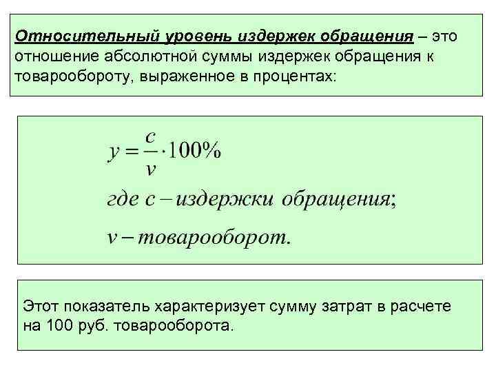 Представление расходов