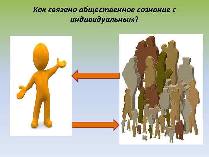 Как связано общественное сознание с индивидуальным? 