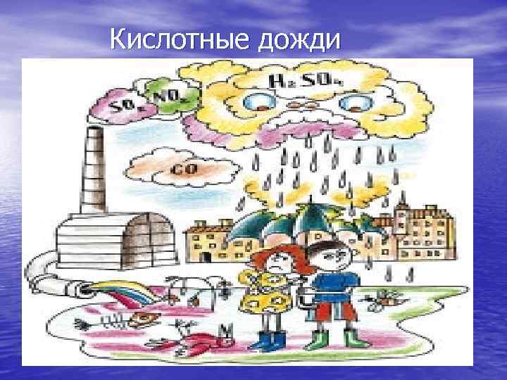 Рисунки кислотного дождя