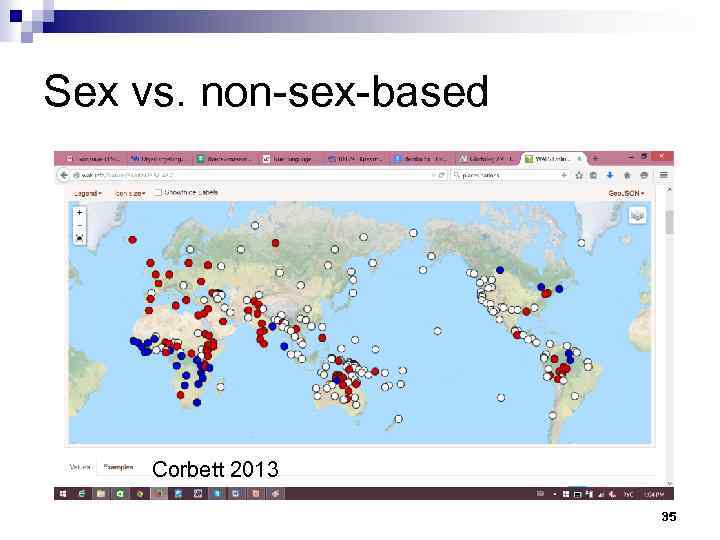 Sex vs. non-sex-based Corbett 2013 35 