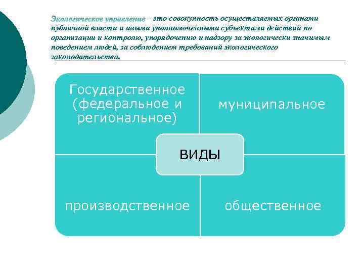 – это совокупность осуществляемых органами публичной власти и иными уполномоченными субъектами действий по организации