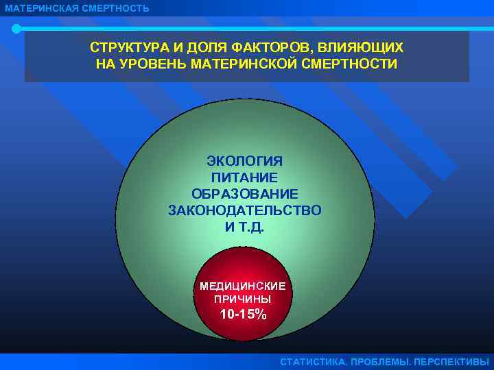 МАТЕРИНСКАЯ СМЕРТНОСТЬ СТРУКТУРА И ДОЛЯ ФАКТОРОВ, ВЛИЯЮЩИХ НА УРОВЕНЬ МАТЕРИНСКОЙ СМЕРТНОСТИ ЭКОЛОГИЯ ПИТАНИЕ ОБРАЗОВАНИЕ