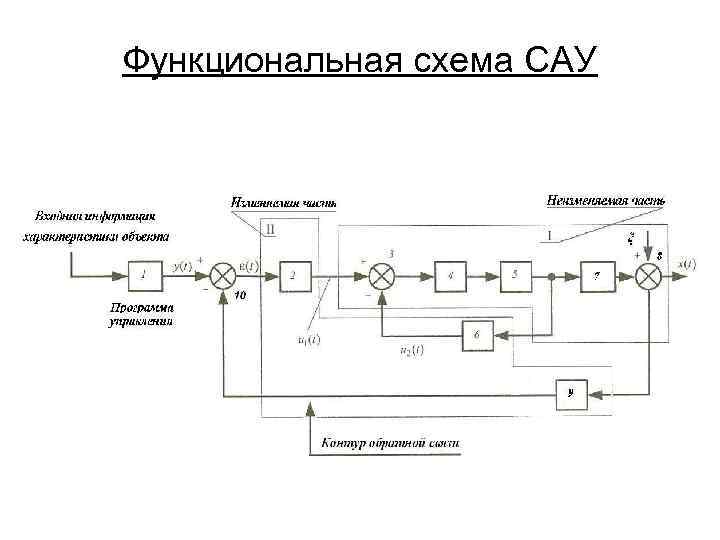 Функциональная схема сау это