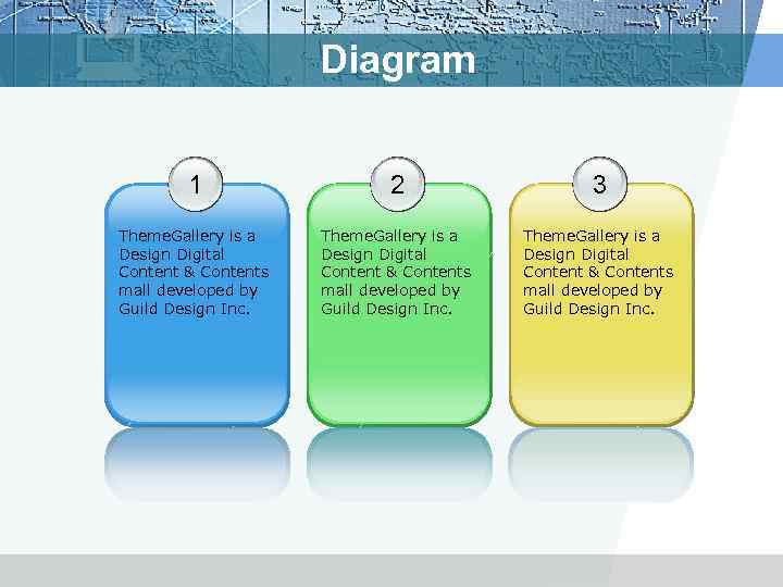 Diagram 1 2 3 Theme. Gallery is a Design Digital Content & Contents mall