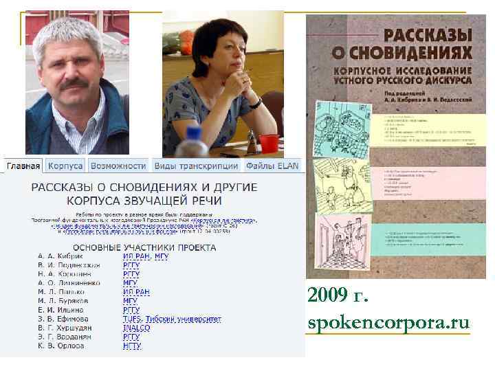 2009 г. spokencorpora. ru 