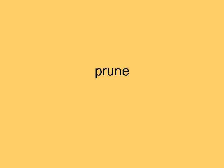 prune 