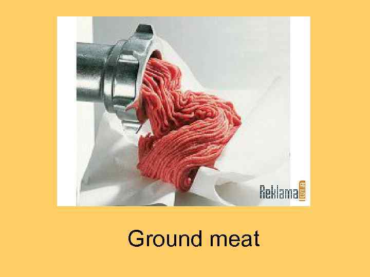 Ground meat 