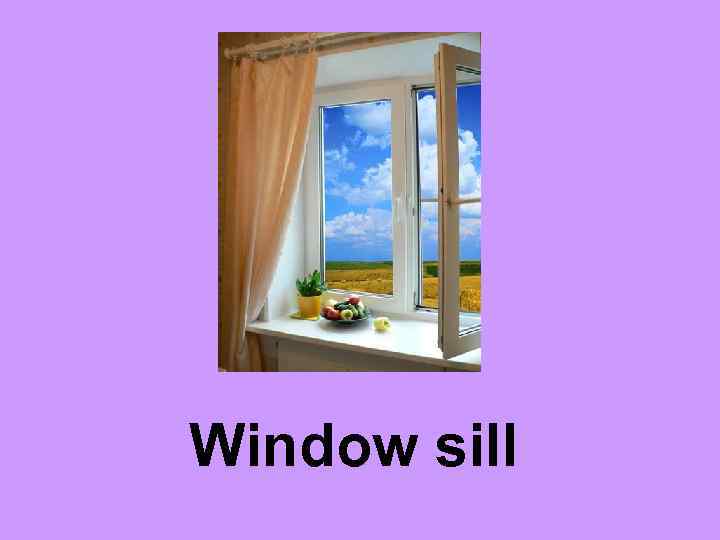 Window sill 