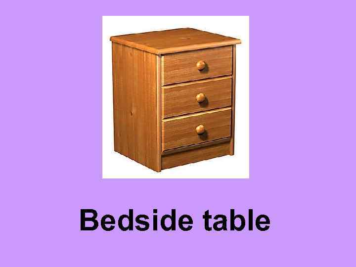 Bedside table 