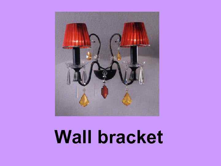 Wall bracket 