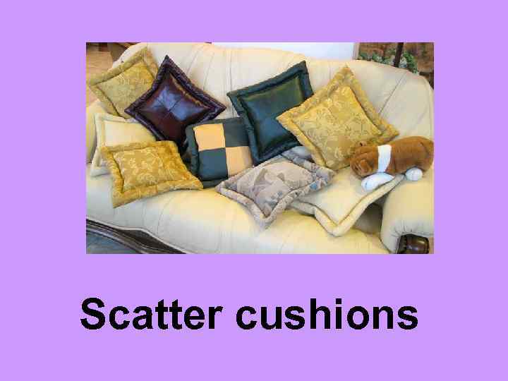 Scatter cushions 