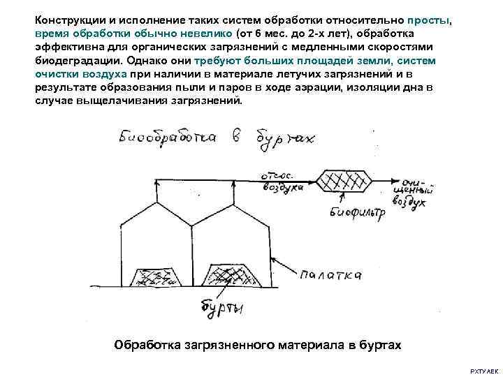 Конструкции и исполнение таких систем обработки относительно просты, время обработки обычно невелико (от 6