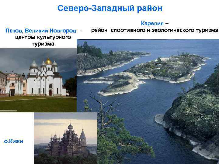 основные центры туризма северо запада