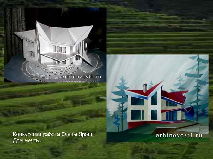 Конкурсная работа Елены Ярош. Дом мечты. 